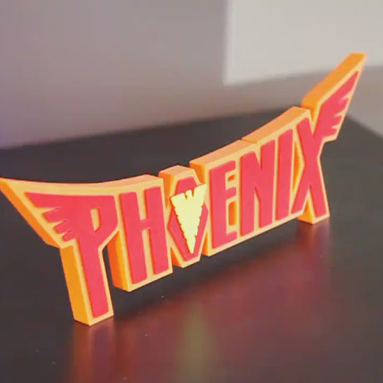 Phoenix 3D printed Comic Logo Art