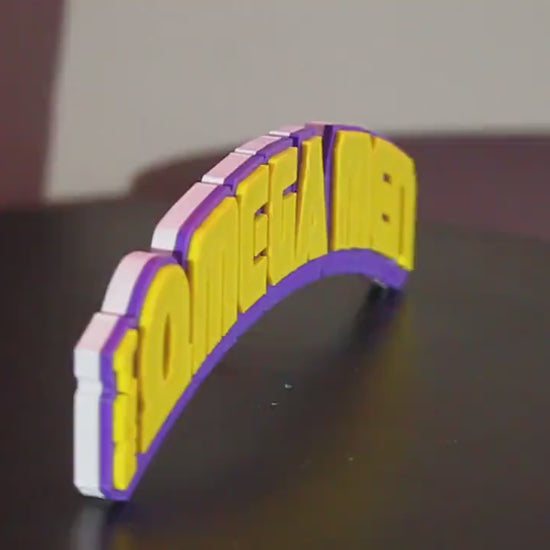 Omega Men 3D printed Comic Logo Art