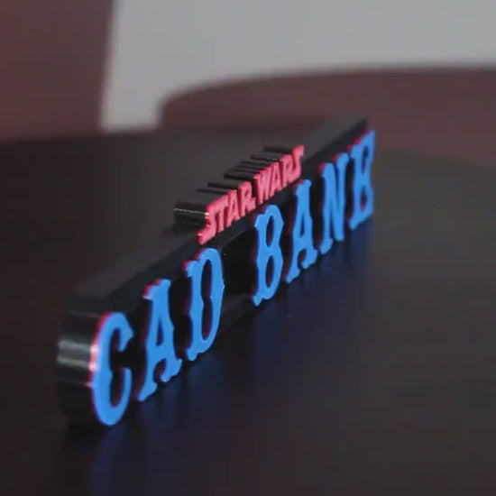 Cad Bane 3D printed Logo Art