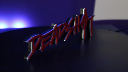 Deadshot 3D printed Logo Sign Wall Desk Shelf Art