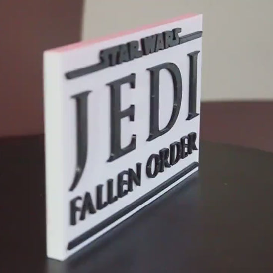 Jedi Fallen Order 3D printed Logo Art