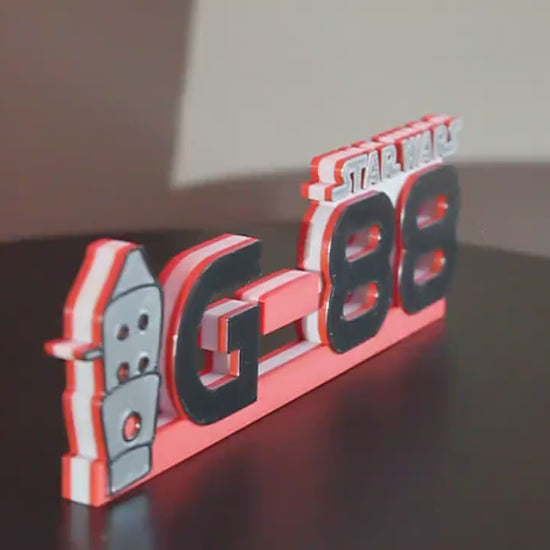 IG-88 3D printed Logo Art