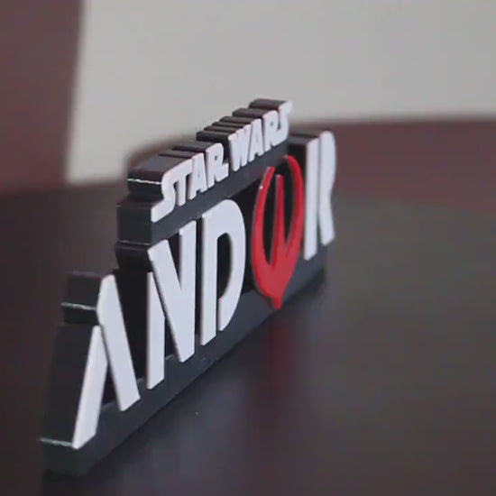 Andor 3D printed Logo Art