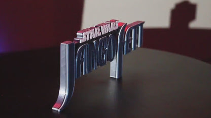 Jango Fett 3D printed Comic Logo Art