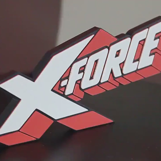 X-Force 3D printed Comic Logo Art