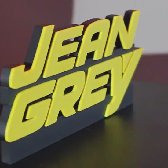 Jean Grey 3D printed Comic Logo Art