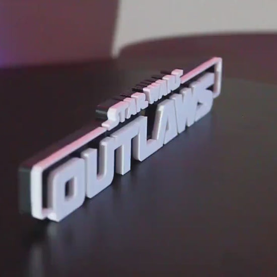 Star Wars Outlaws 3D printed Logo Art