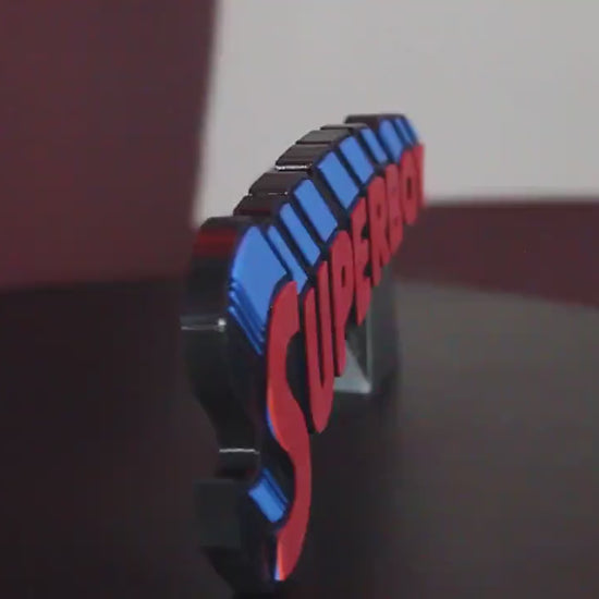 Superboy 3D printed Comic Logo Art