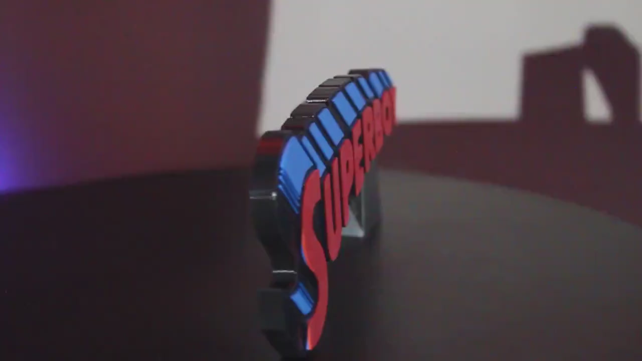 Superboy 3D printed Comic Logo Art