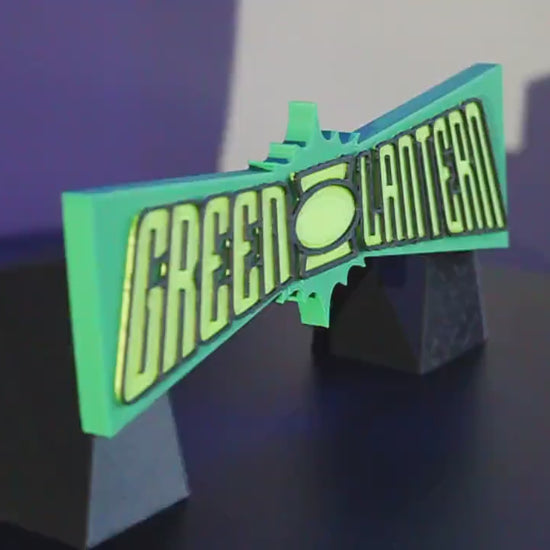 Green Lantern 3D printed Comic Logo Art