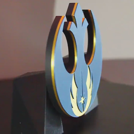 Rebel Alliance - Jedi Order Insigna 3D printed Logo Art