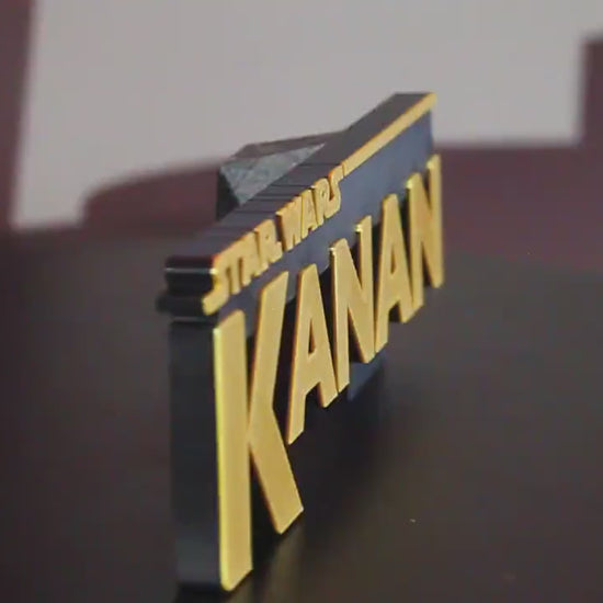 Kanan 3D printed Logo Art