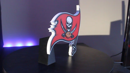 Tampa Bay Buccaneers, NFL 3D printed Logo, Sign, Wall, Desk, Fridge, Shelf Art