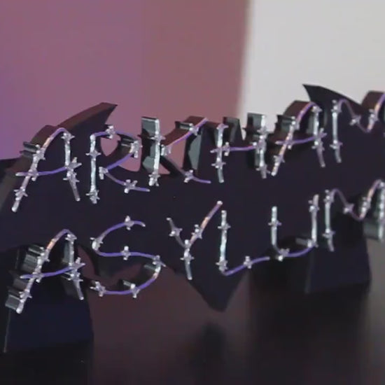 Arkham Asylum Video Game 3D printed Logo Art