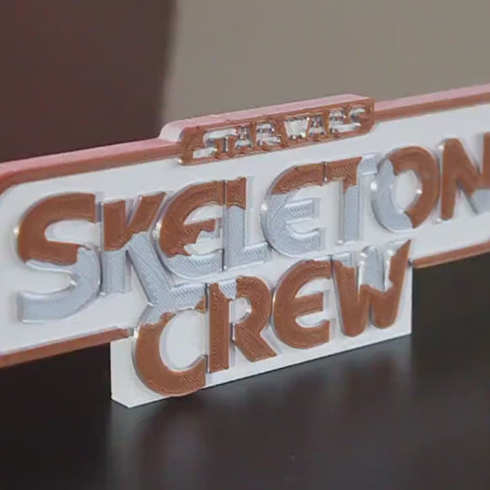 Skeleton Crew 3D printed Logo Art